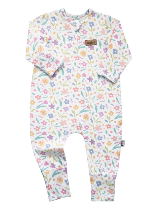 Pastel Petals Baby Summer Onesie