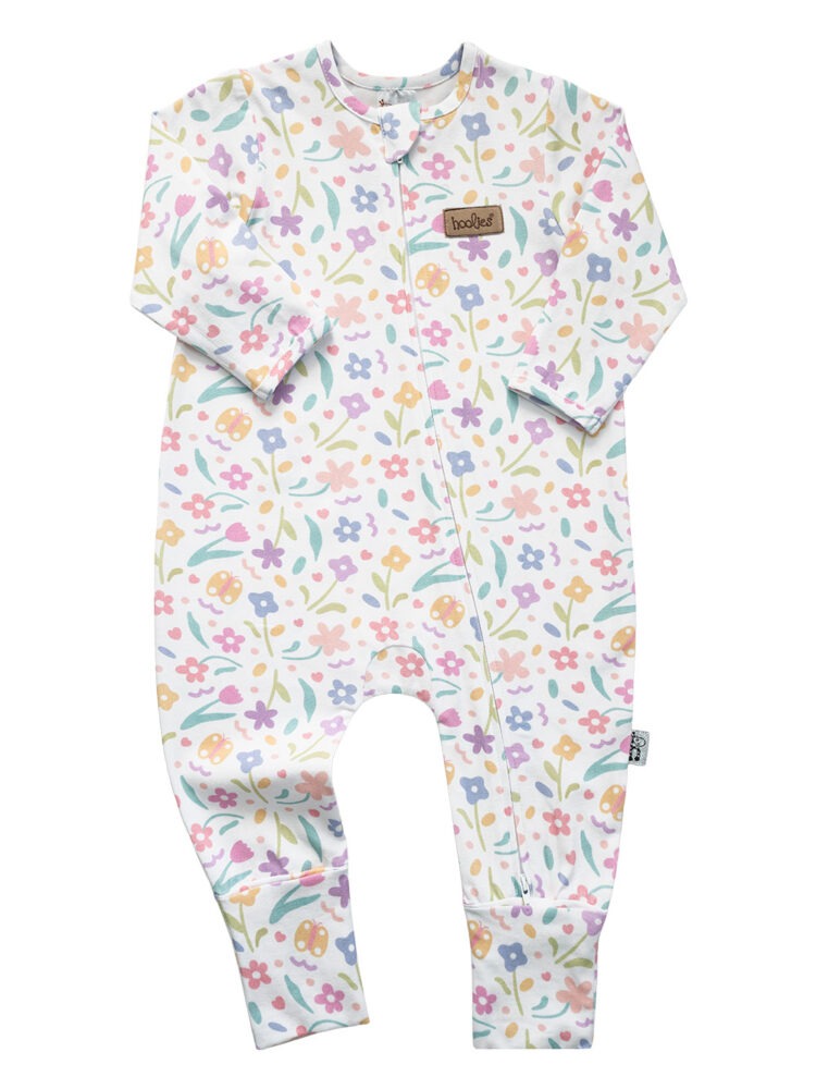 Pastel Petals Baby Summer Onesie