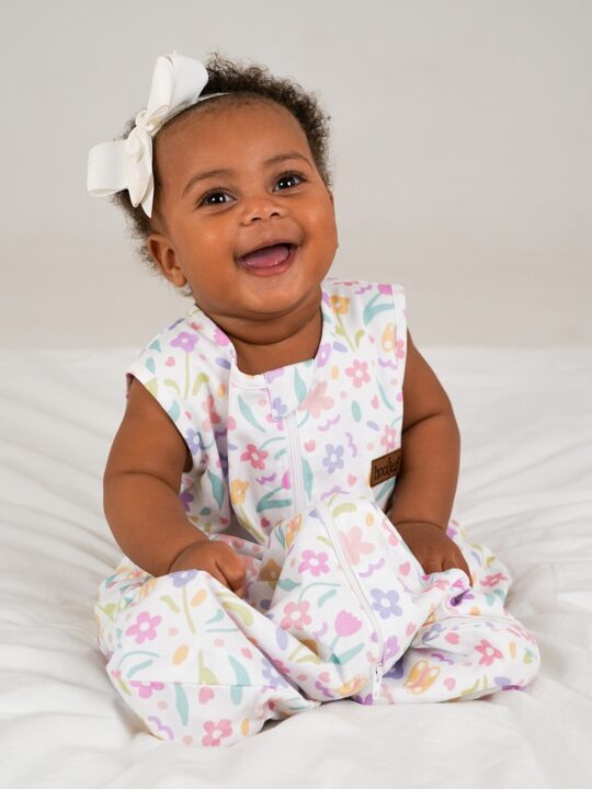 Pastel Petals Sleep Sack Model