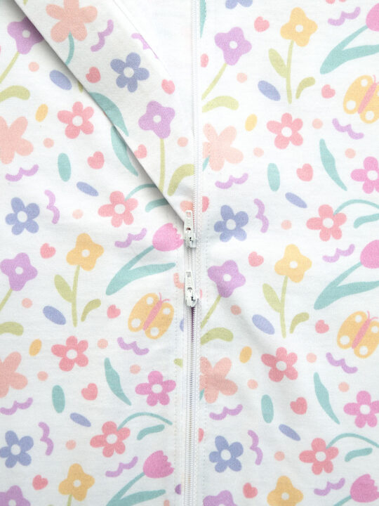 Pastel Petals Sleep Sack Zoom 2