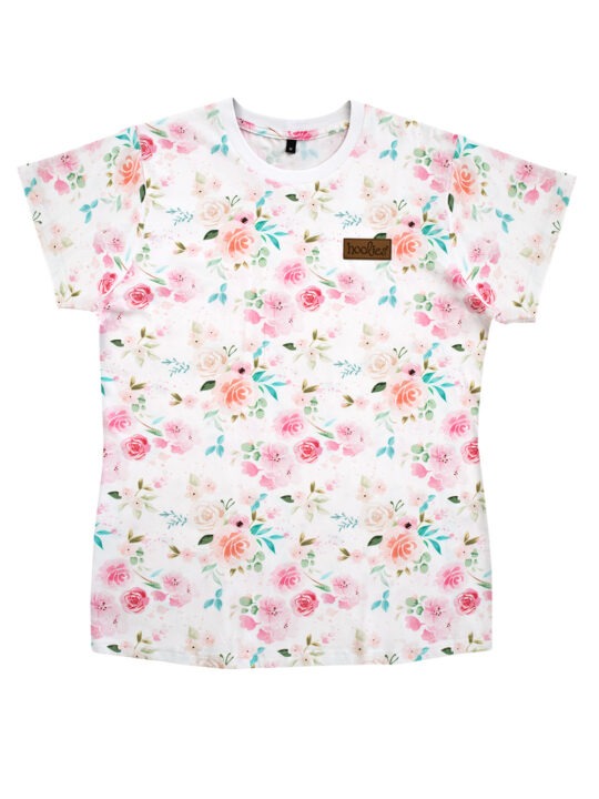 Rose Whisper Ladies Floral Tee