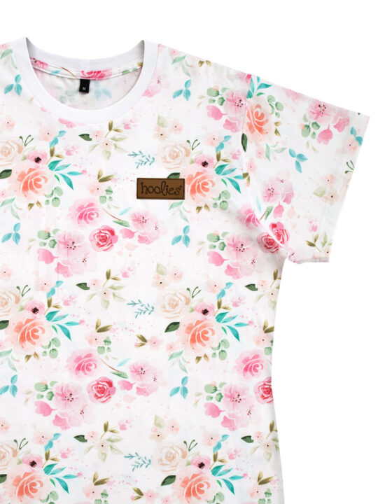 Rose Whisper Ladies Tee Detail