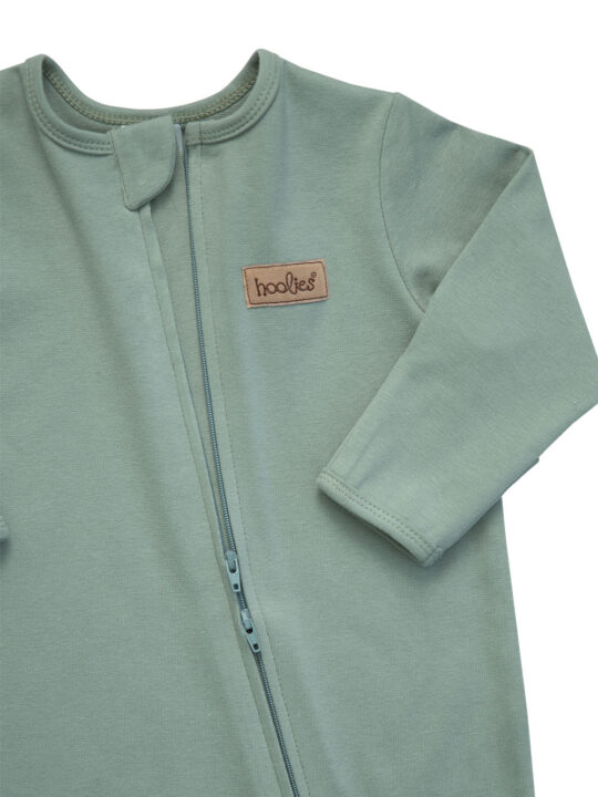 Sage Plain Onesie Zoom 1