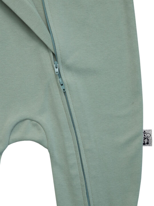 Sage Plain Onesie Zoom 2