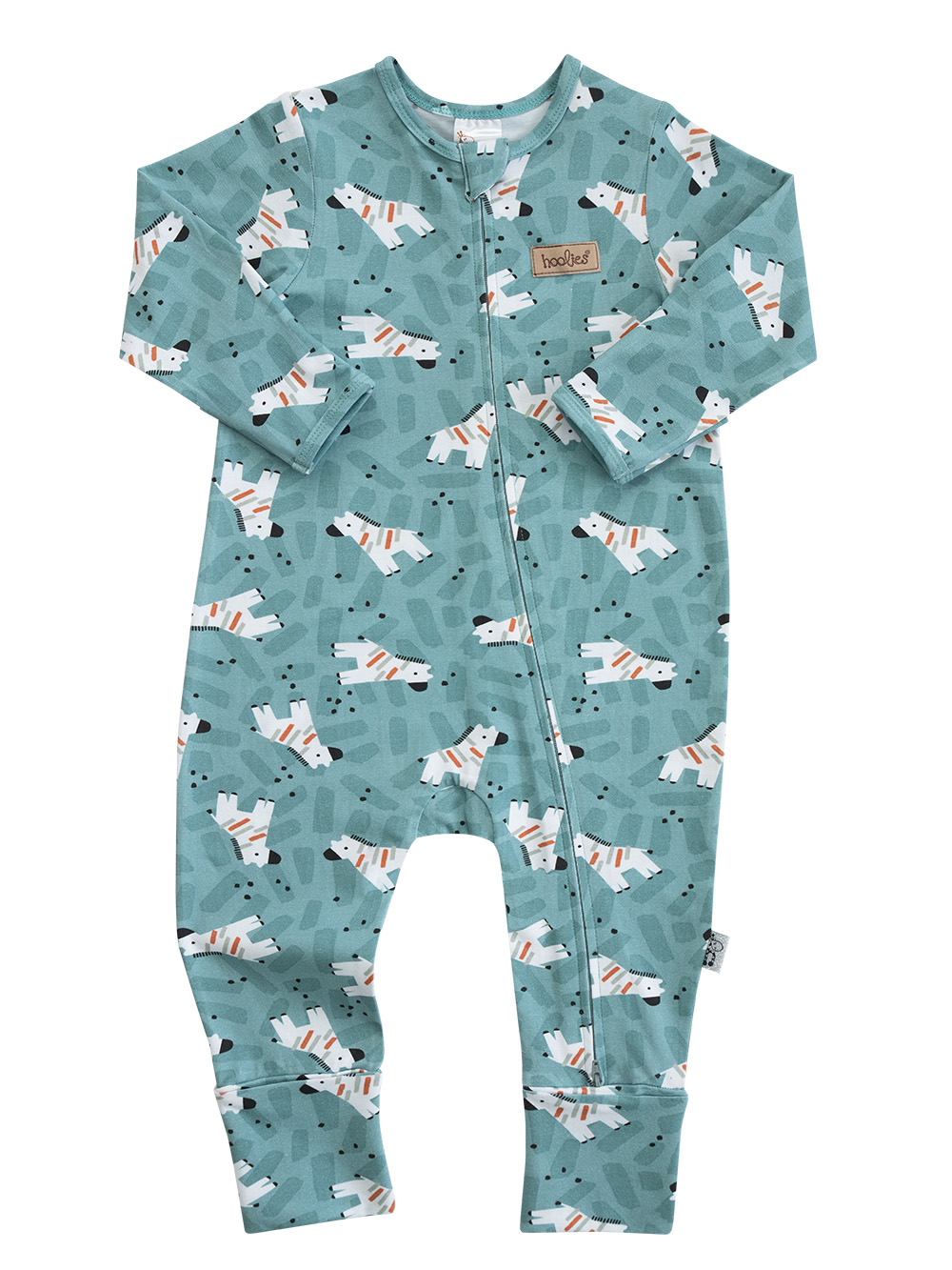 Tiny Zebra Cotton Onesie 1 Zebra Safari Baby Onesie