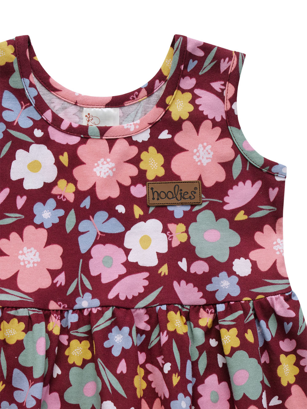 Berry Floral Dress Zoom 1