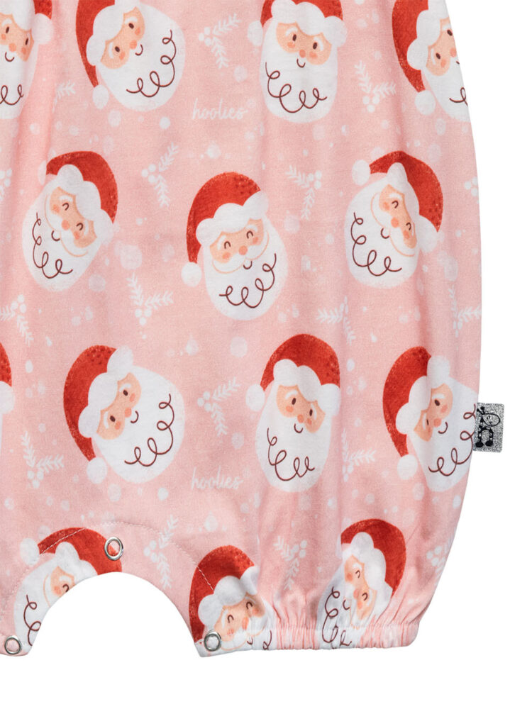 Ho Ho Hoolies Christmas Girls Romper Detail 2