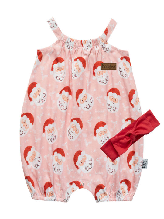 Baby Girl Christmas Romper Set