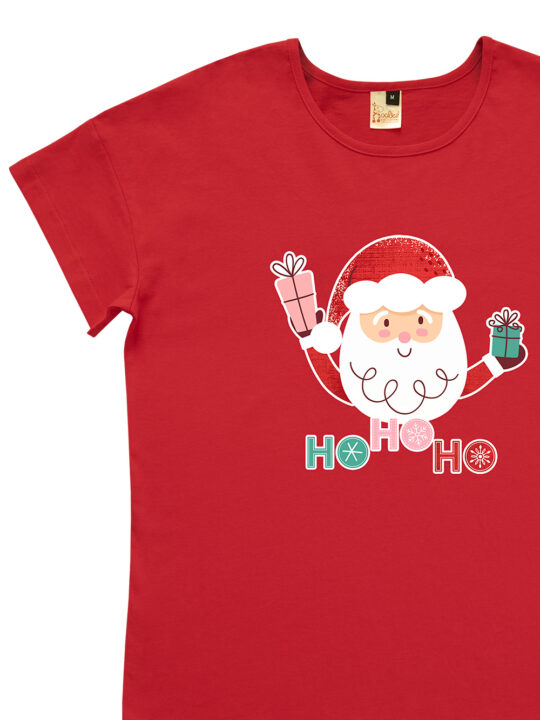 Ho Ho Hoolies Kids Christmas ADULT Pyjamas Detail