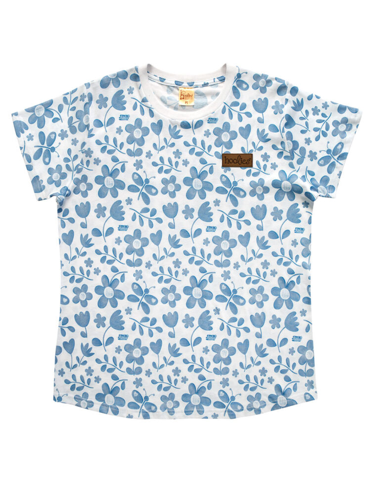 Indigo Bloom Adult Set Shirt