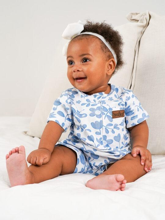 Indigo Bloom Baby Girl Romper