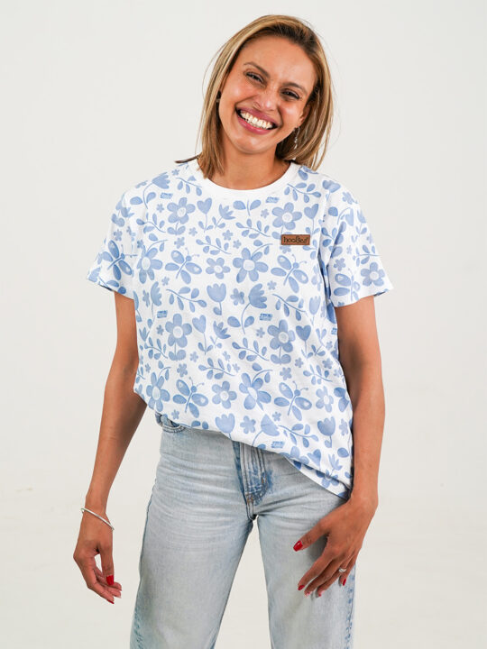 Indigo Bloom Hoolies Mom Tee