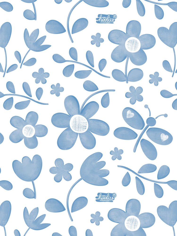Indigo Bloom Print