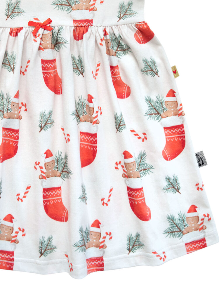 Jolly Socks Girls Christmas Dress Details