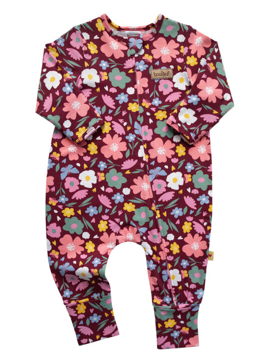 Midnight Bloom Kids and baby Onesie