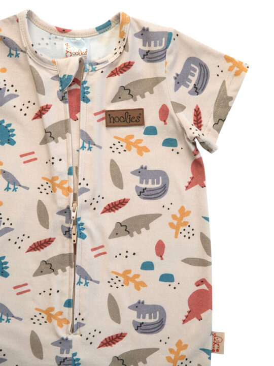 Roar and Snore Shortie Onesie Zoom 1