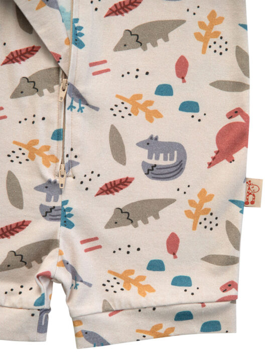 Roar and Snore Shortie Onesie Zoom 3