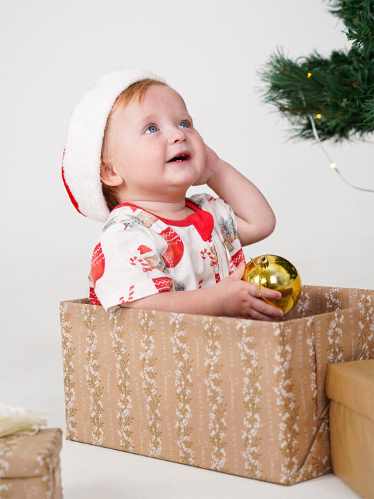 Christmas Jolly Socks Shortie Crawler - Image 2