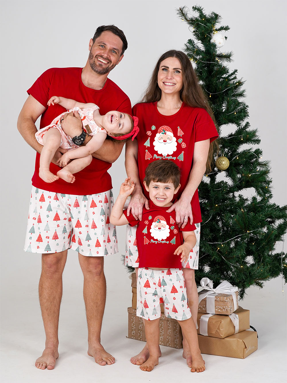 Christmas Santas Slumber Adult Pyjamas Set 1 Family matching Christmas Pyjamas