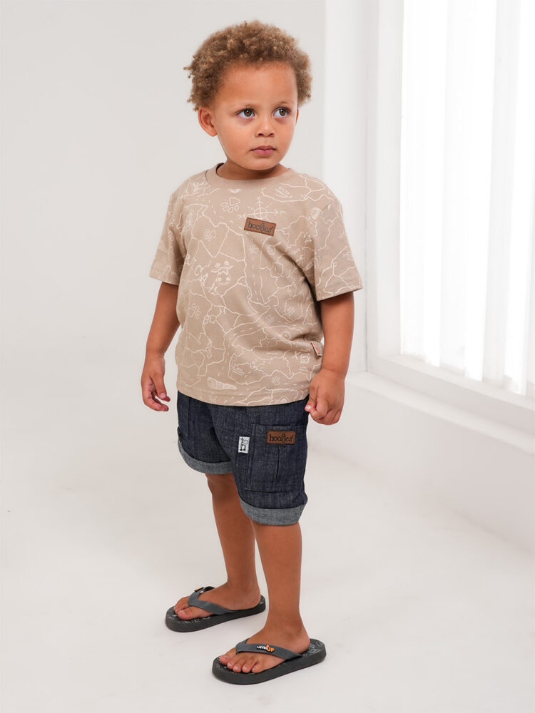 Boys Denim Shorts Model