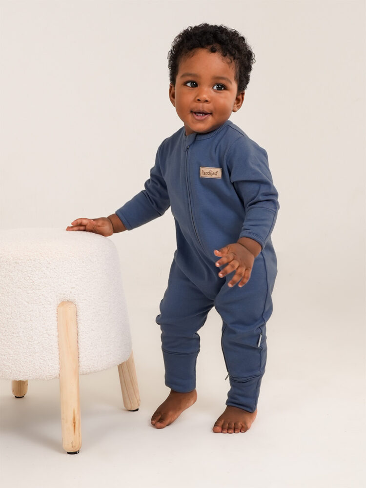 Denim Blue Onesie Model 3