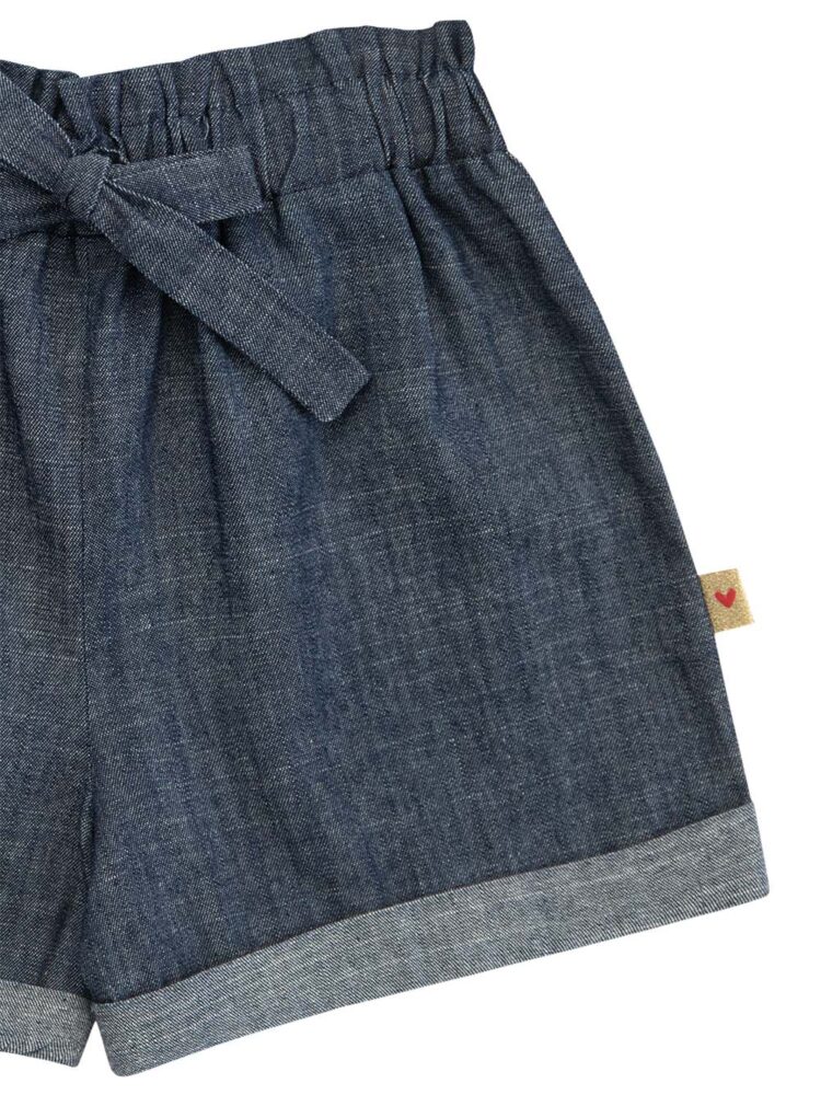 Denim Bow Pants Details