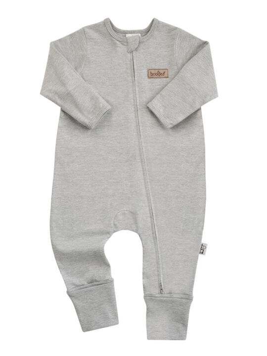 Grey Melange Cotton Onesie edit