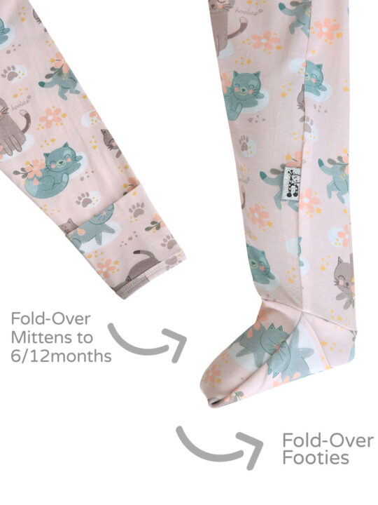 Kitty Girls Babygrow