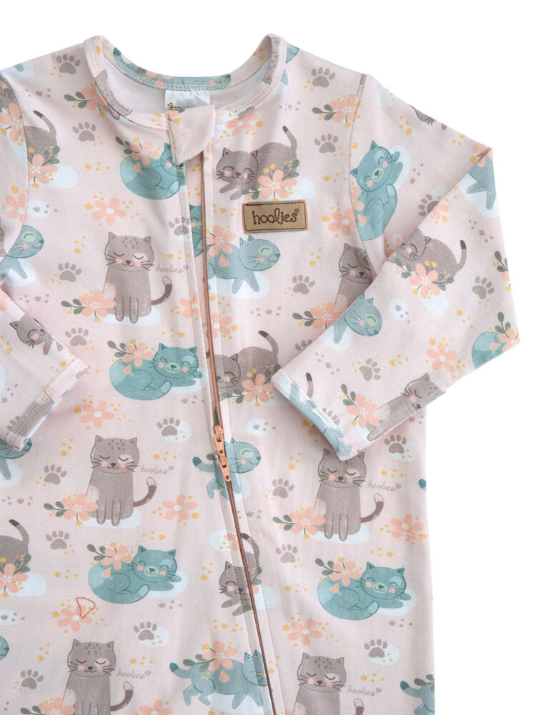 Kitty Girls Babygrow