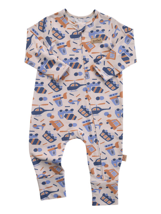 Little Movers Trucks Onesie