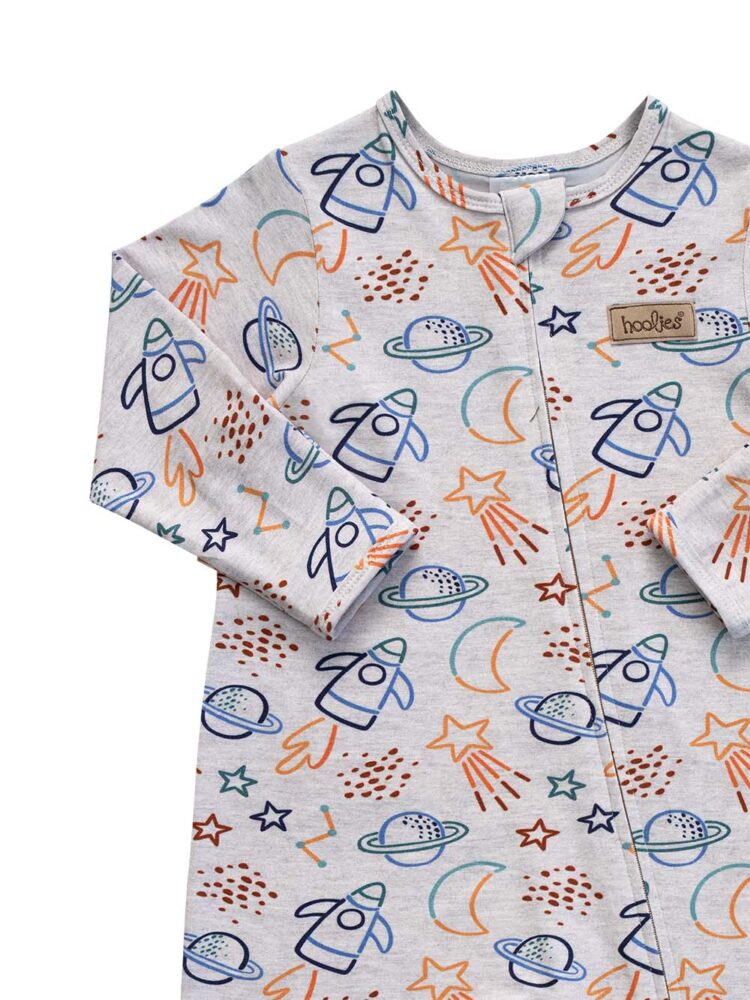 26ARO Rocket Rascal Onesie detail