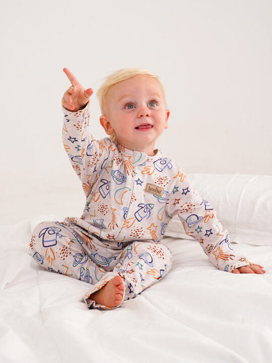 Rocket Rascal Onesie Model2