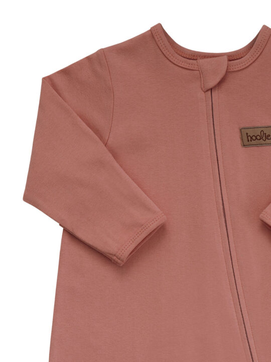 Rose Dusk Cotton Onesie Details