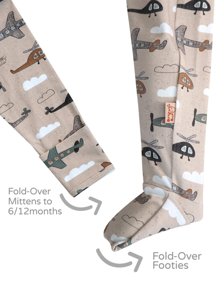 26ACO Cloud Chaser Onesie Footie and Mitten