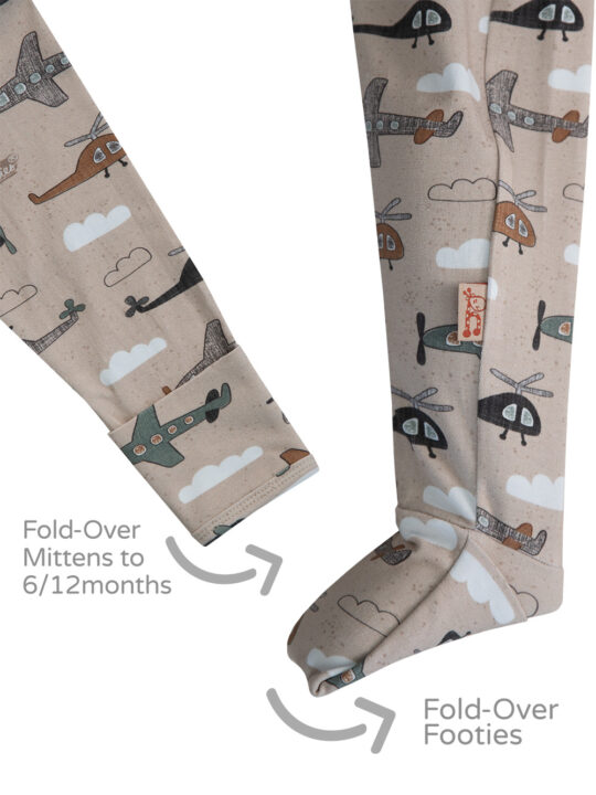 26ACO Cloud Chaser Onesie Footie and Mitten
