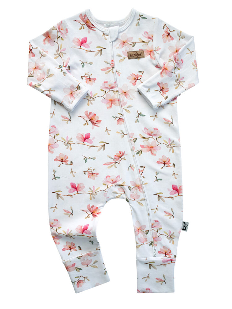 26ADO Dewdrop Petals Onesie
