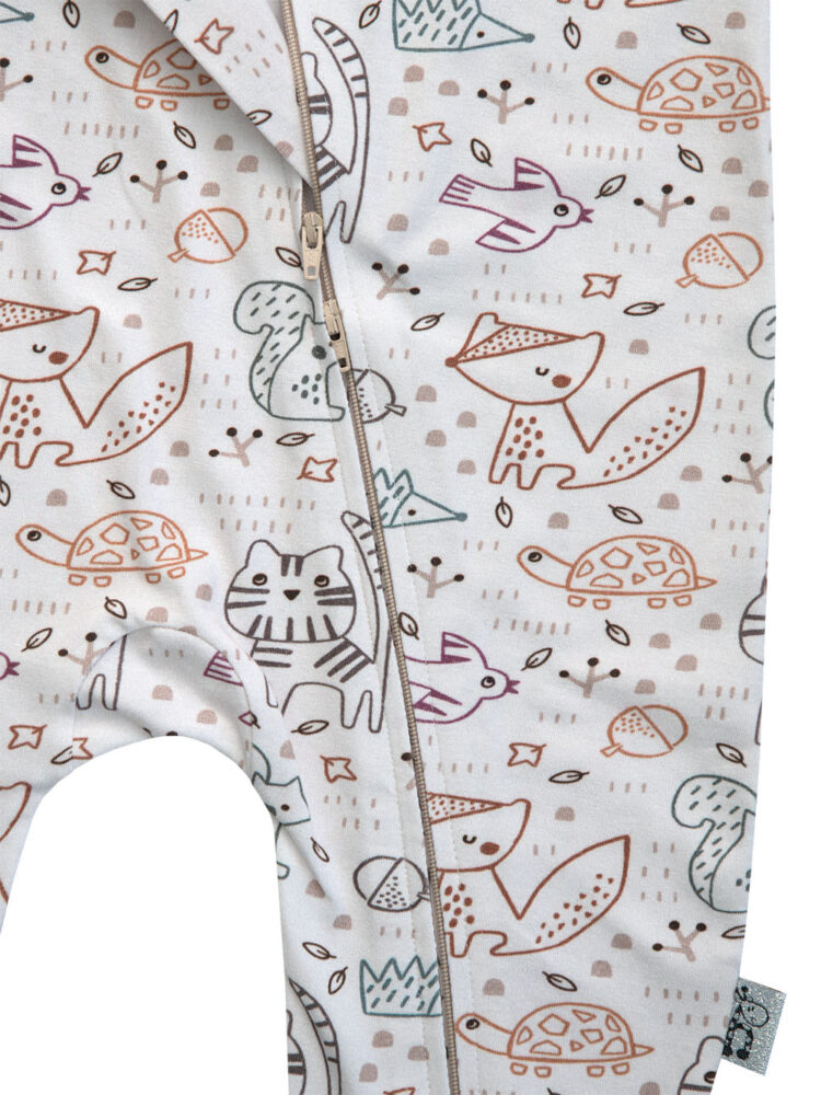 Vanilla Woodlands Cotton Onesie