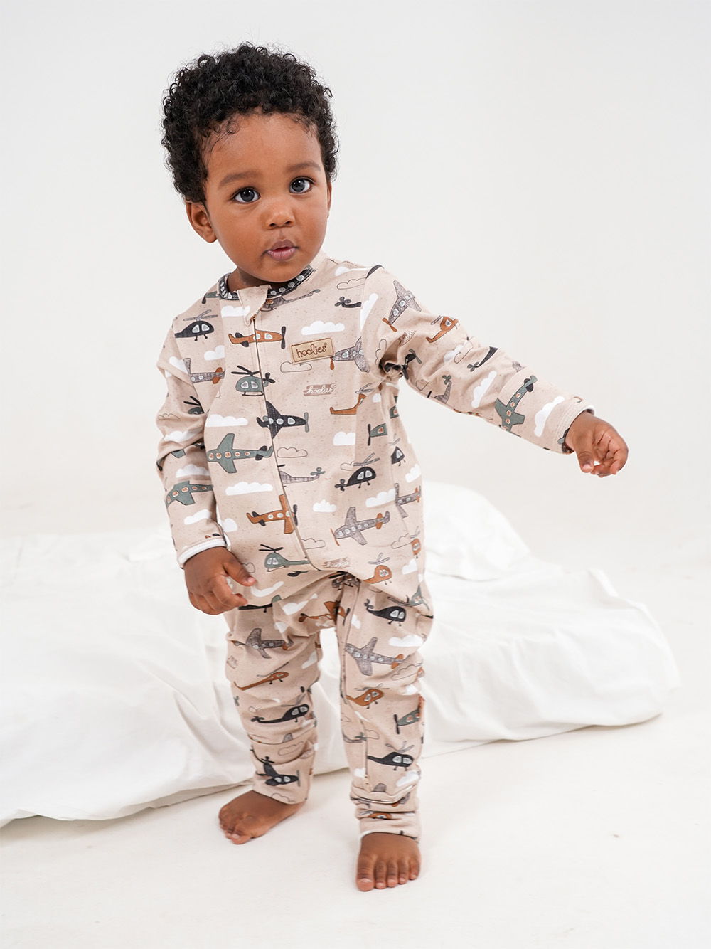 Cloud Chasers Onesie Model