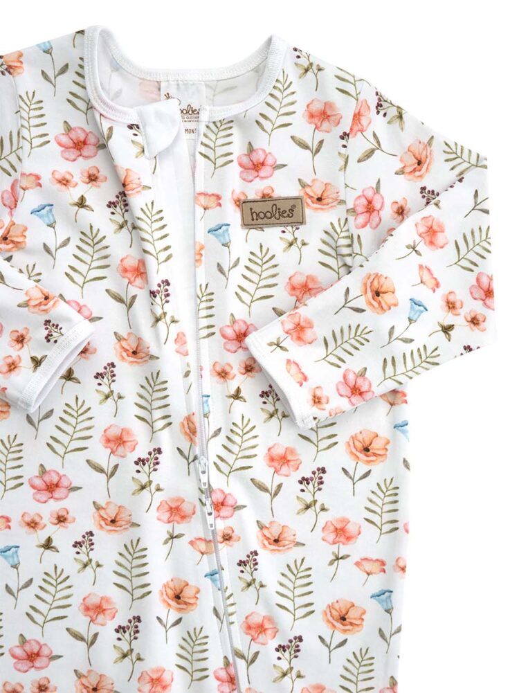 26ABO Botanical Whimsy Onesie Zoom 1