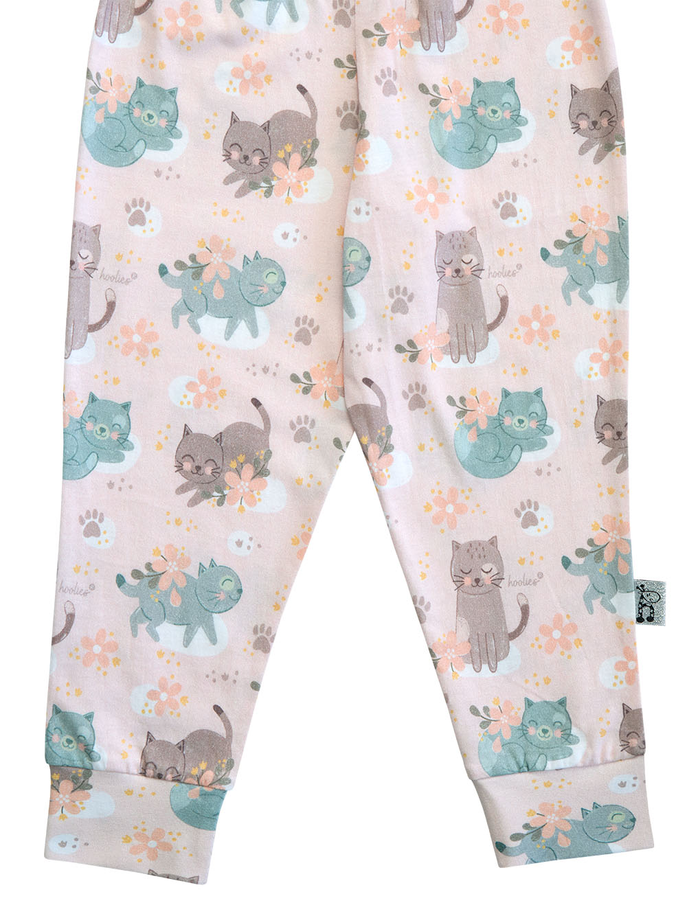 26AKP Blush Kitty Girls Winter Pyjama Pants2