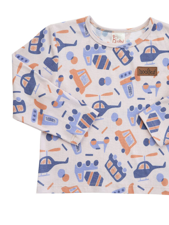 26ALP Little Movers Boys Winter Pyjamas TOP