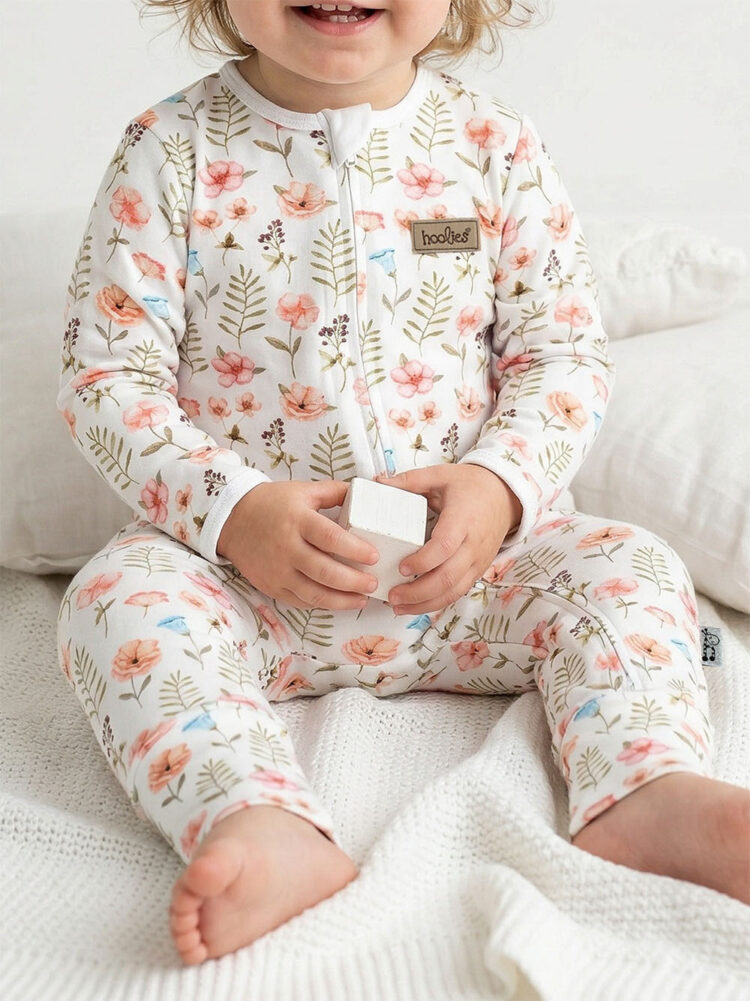 Botanical Whimsy Onesie Model