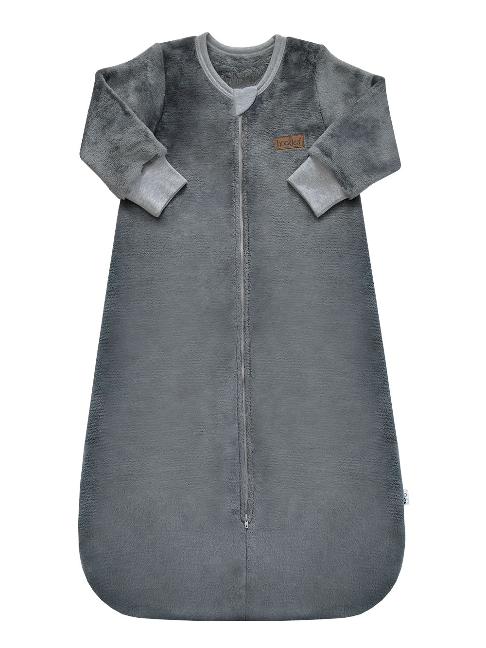 Grey Winter Plush Kids Sleep Sack
