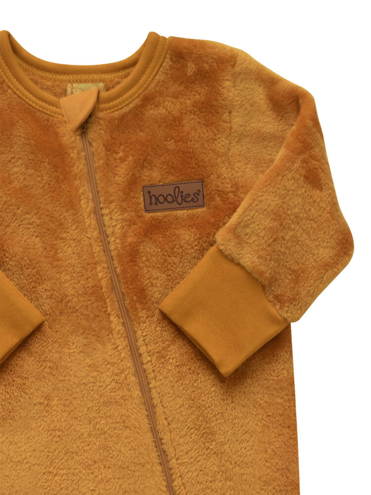 Mustard Plushiegrow Onesie Detail