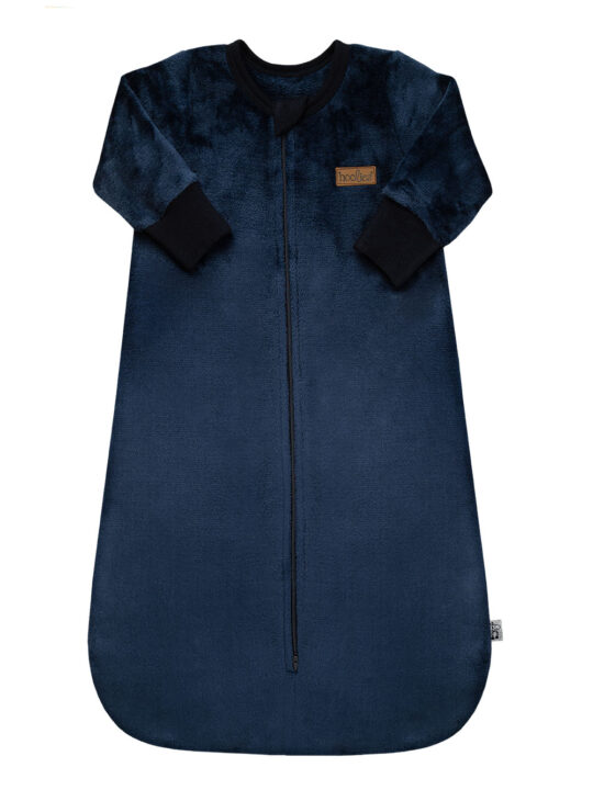 Navy Plush Kids 2 tog sleep bag