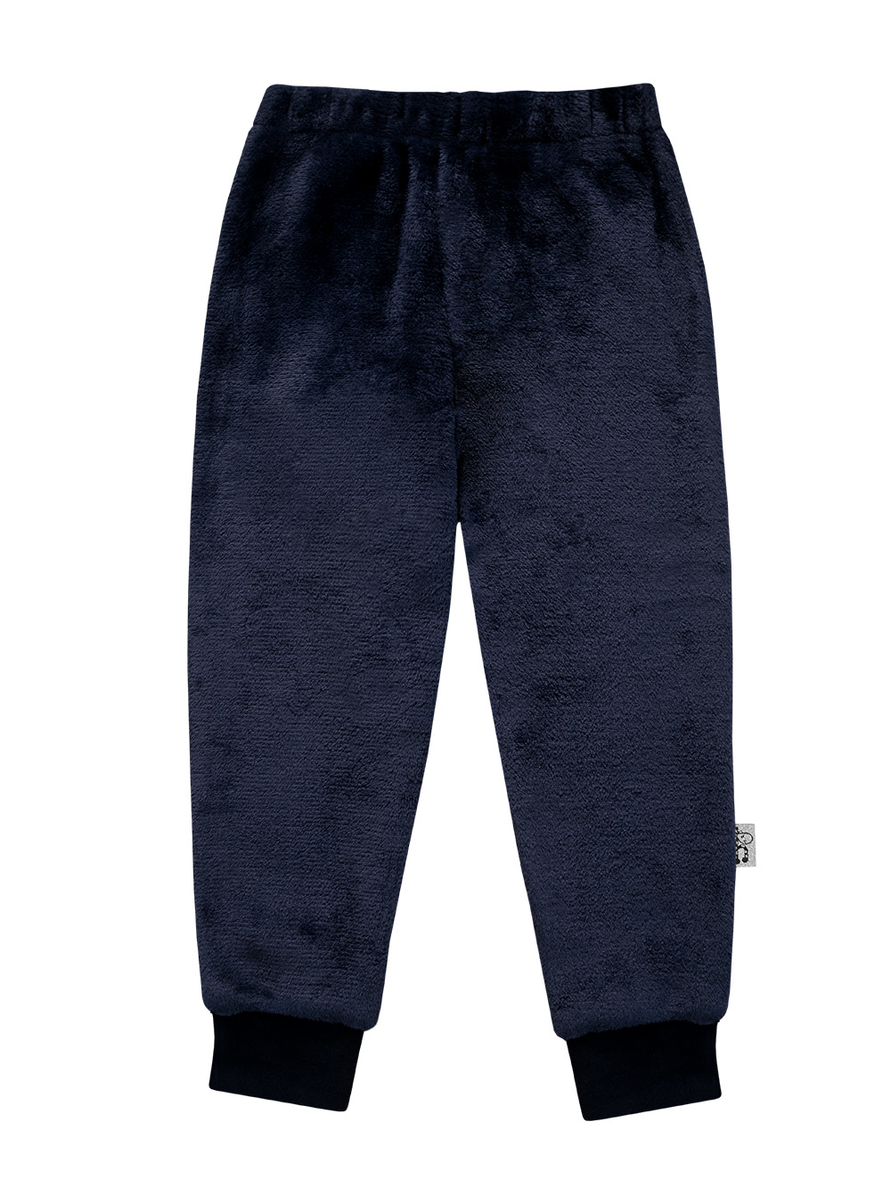 Navy Plush Track Set Pants