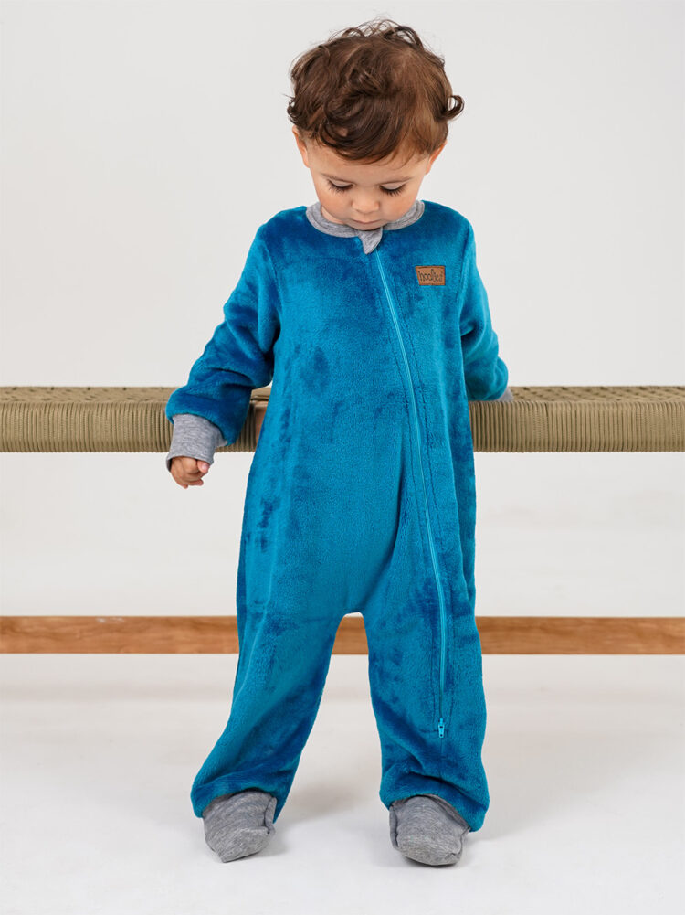 Plushiegrow Teal - Warm Babygrow