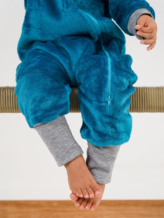 Plushiegrow Teal - Warm Babygrow