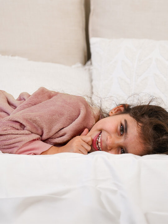 Rose Gold Sleeved Sleep Sack Model 3