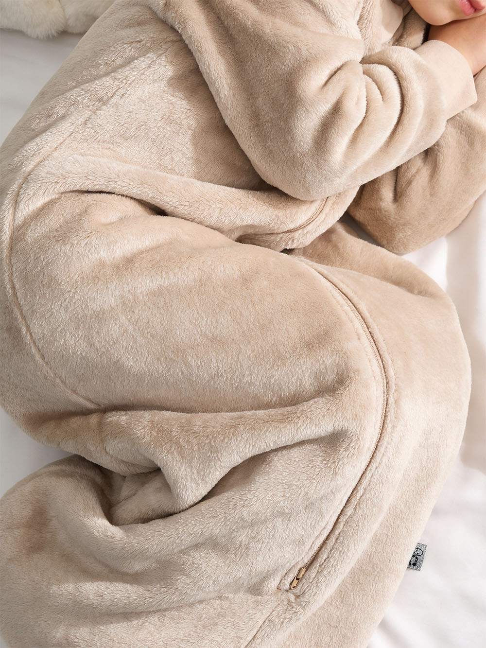 Stone Plush Sleeve Sleep Sack Model